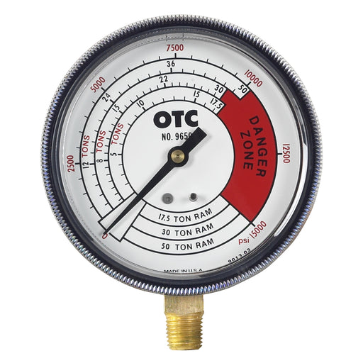 GAUGE PRESSURE AND TONNAGE 4 SCALES