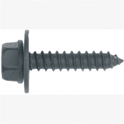 Sht Mtl Scrw 12MM Blk GM 100Pc