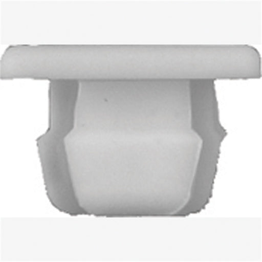 Lic Plt Nut Wht Plast GM 10