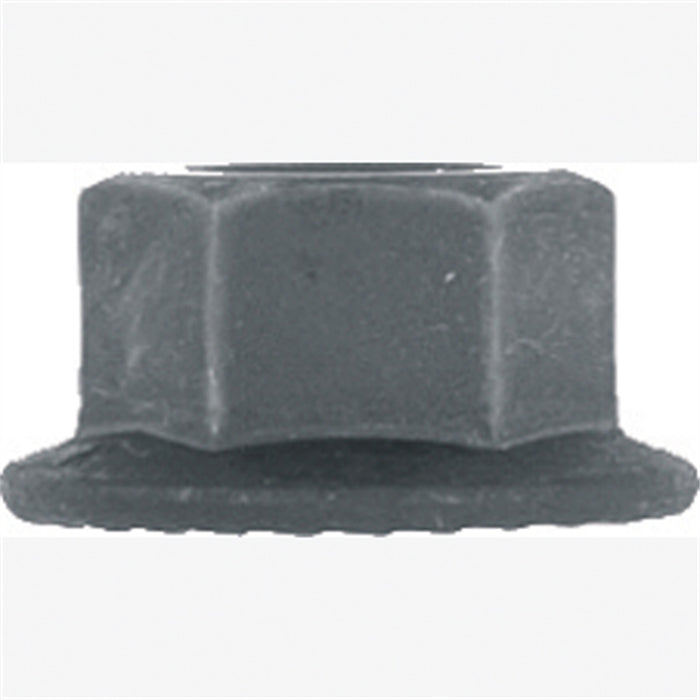 Metric Hex Flange Nut Blk 19mm