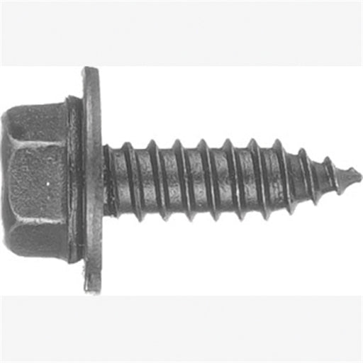 Sheet Metal Screws Black 17mm