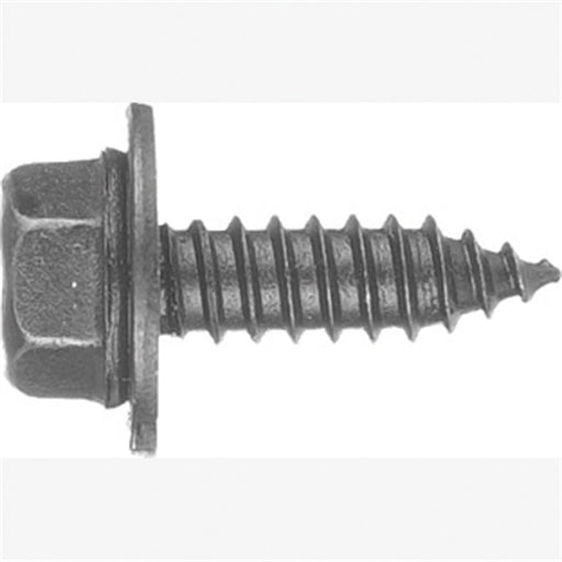 Sheet Metal Screws Black 17mm