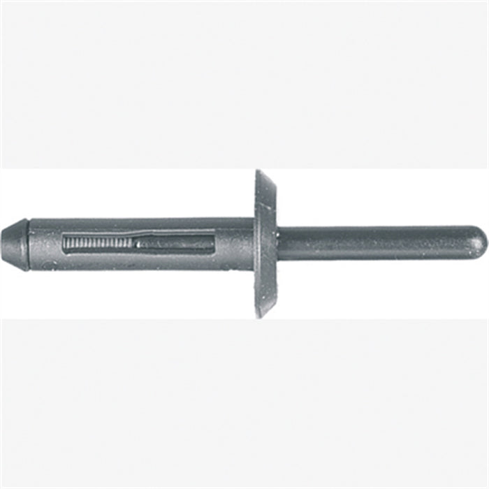 Blk Nyl Blind Rivets GM  10 Pc