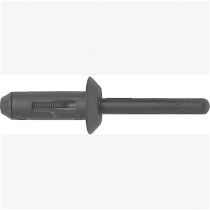 Blk Nyl Blind Rivets GM 100 Pc