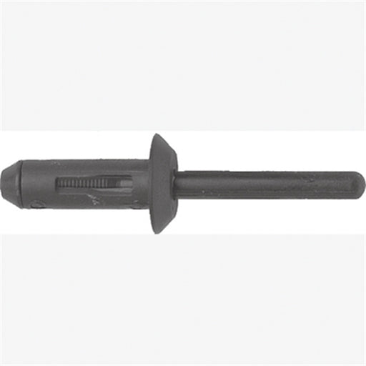 Blk Nyl Blind Rivets GM 10 Pc