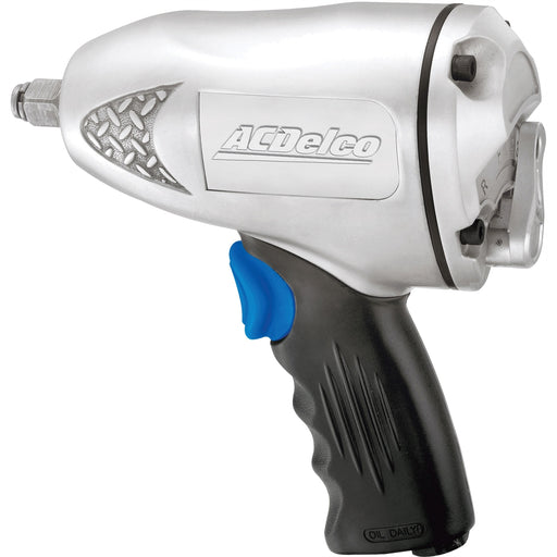 Air Imp Wrench, 1/2" Drive, 400 ft/lbs. Max Torque, Aluminum Housing, 3 Adjustable Speeds