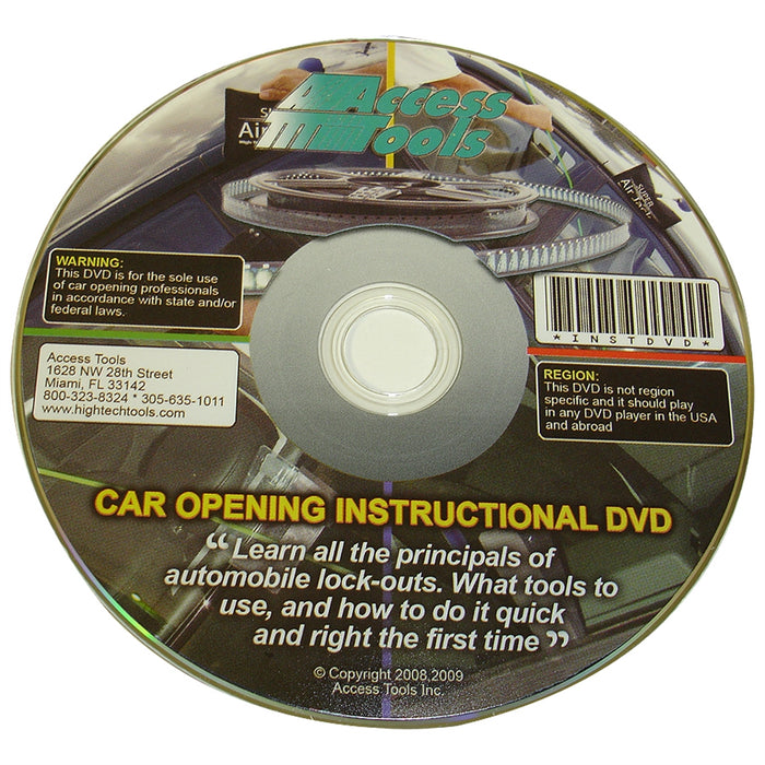 AUTO OPENING TRAINING DVD