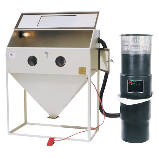 BLASTER CABINET 48 X 24 DOUBLE DOORS FOOT PEDAL