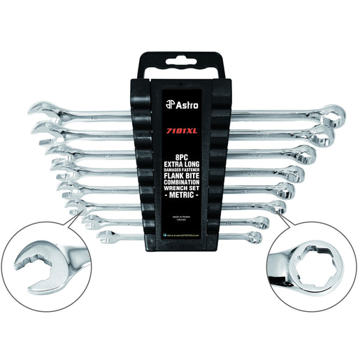 8pc XL Damaged Fastener Flank Bite Wrnch Set - M