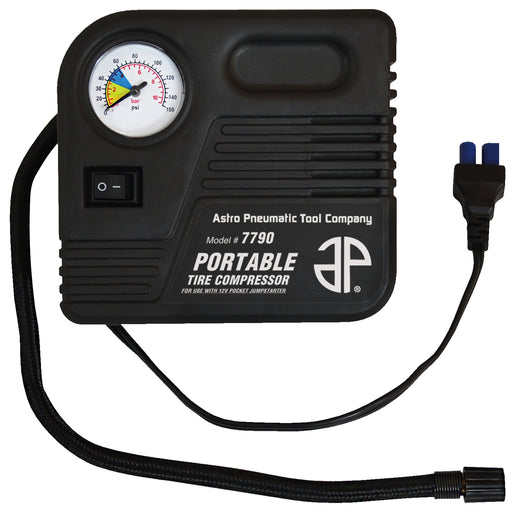 Portable Tire Compressor for 12V Mini Jumpstarter