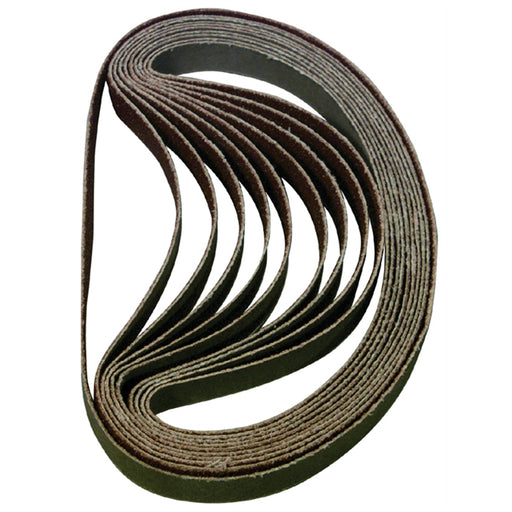 10PK SANDING BELT 80 GRIT 3/8X13IN. 10/PACK