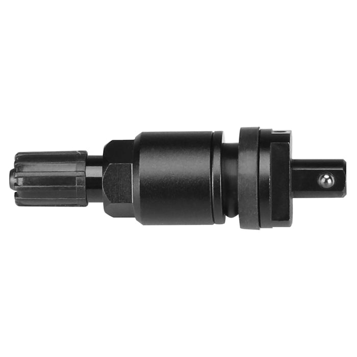 Black Metal Press-in Valve for 1-Sensor