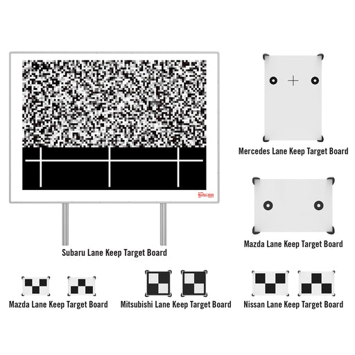 Expansion Set of Targets for LDW Calibration