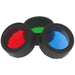 TAC Light Filter Set Red, Green, Blue