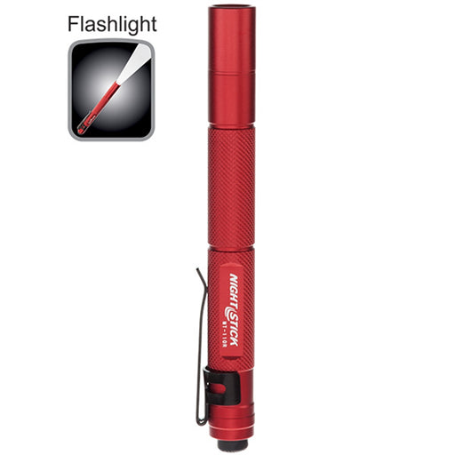 Mini-TAC Flashlight - Red - 2 AAA Batteries