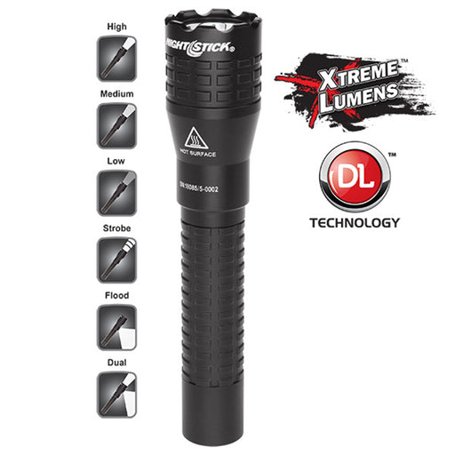 Metal Tactical Dual-light Flashlight