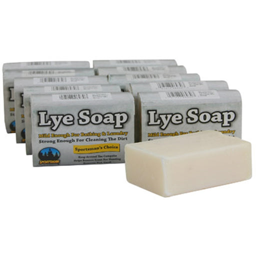 Box of Ten 7 Ounce Lye Soap