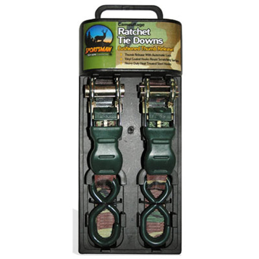 2 Piece Ratchet Tie Down Set