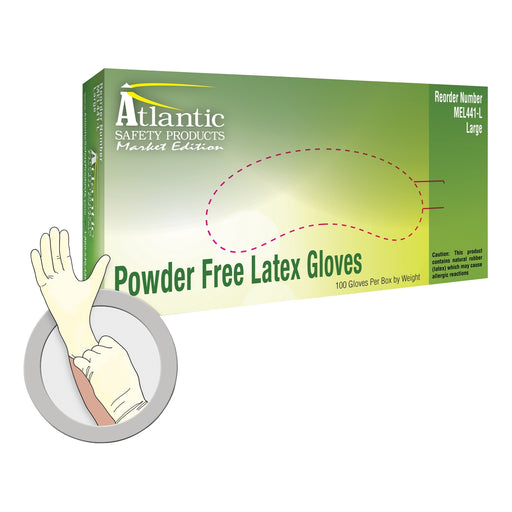 Market Edition Small PF Latex Gloves