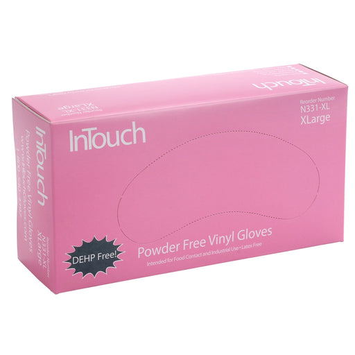 InTouch XLarge PF Vinyl Gloves