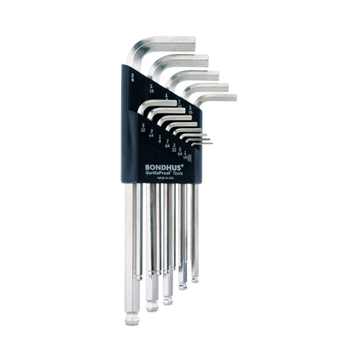 SET13 BRTGRD BALL END L-WR INCH (BLK/SILVER)