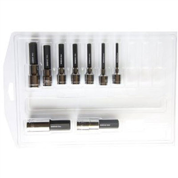 Hex Bit Set 9pc w/Skts Metric