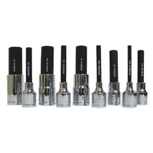Hex Bit Set 2" w/Skts 9pc SAE