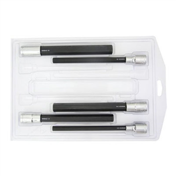Hex Bit Set 6" w/Skts 5pc SAE