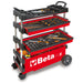 Folding Tool Trolley, Red