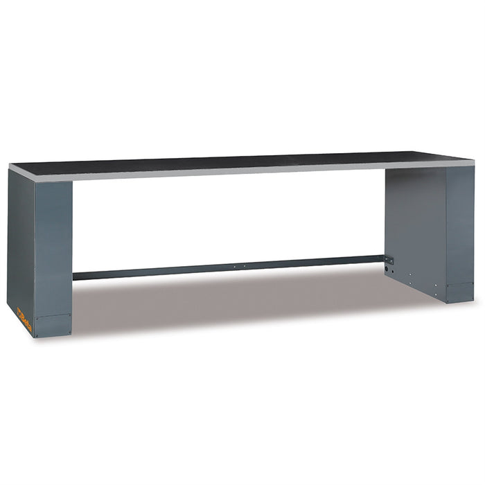 Long 2.8m Workbench, Grey