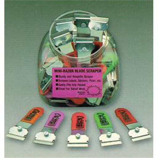 30PK MULTI COLOR SCRAPERS