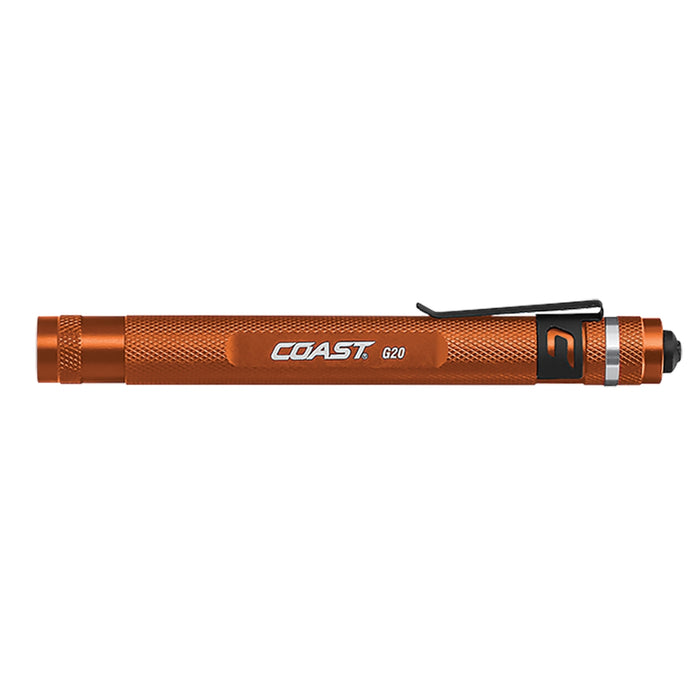 G20 LED Flashlight Orange Body in gift box