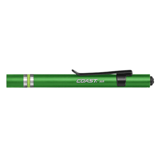 A8R Rechargeable Flashlight green body in gift box