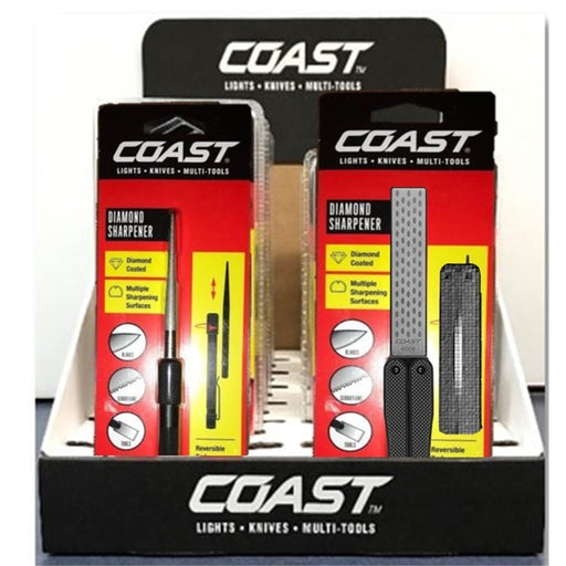 12PC  Diamond Knife Sharpener display