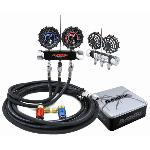 BLACKMAX  CHROME MANIFOLD set in a Collectors TIn