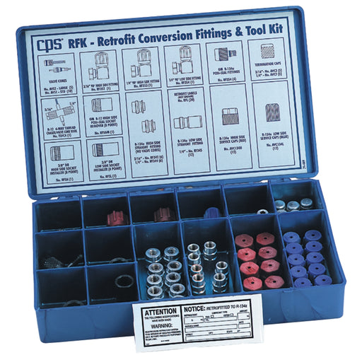 KIT RETROFIT R-12 TO R-134a