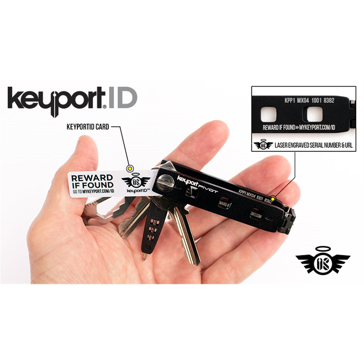 Keyport Pivot Key Organizer - Smart Key Holder CURIEN — OEM Tech Tools