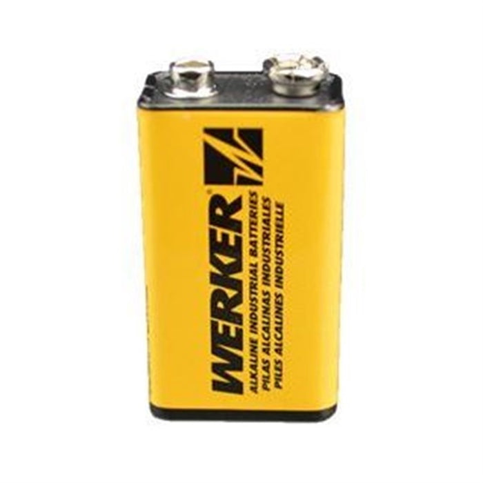 Werker 9V Alkaline Batteries 2PK