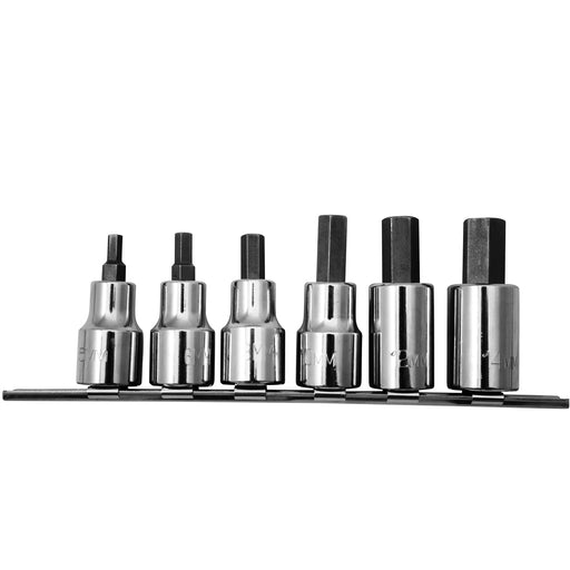 6 PC. METRIC HEX BIT SOCKET SET