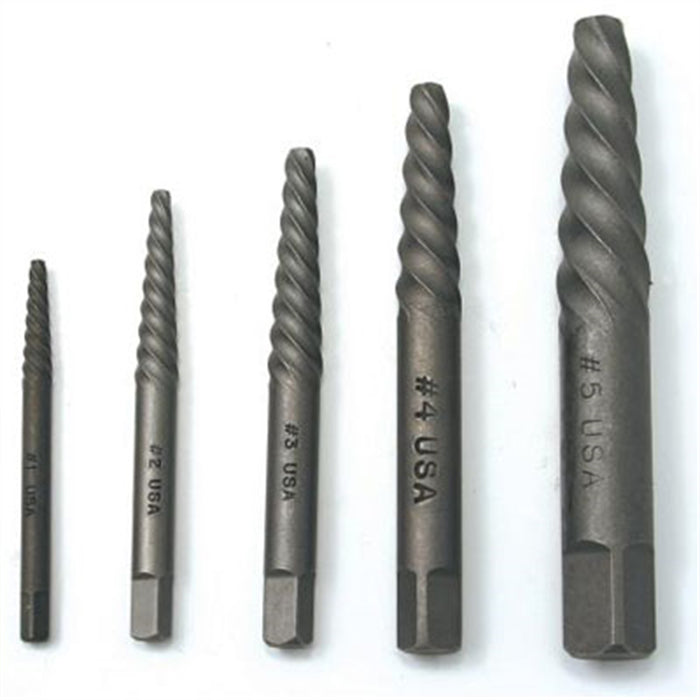 5 Pc Screw Extractor Kit Spira