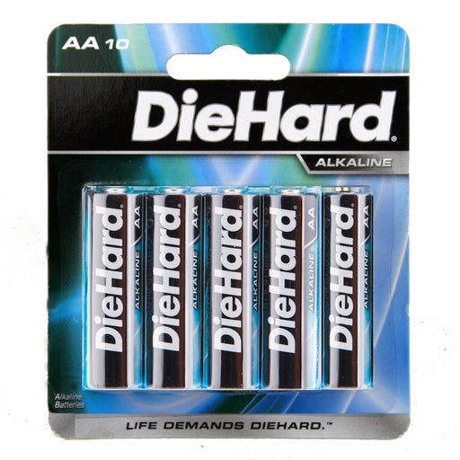 Diehard AA Alkaline Batteries 10 Pack