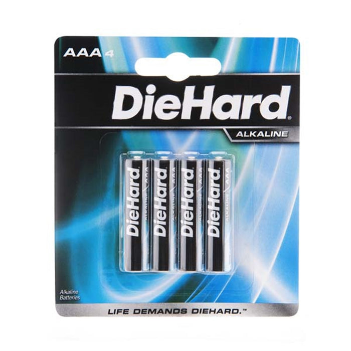 Diehard AAA Alkaline Batteries 4 Pack
