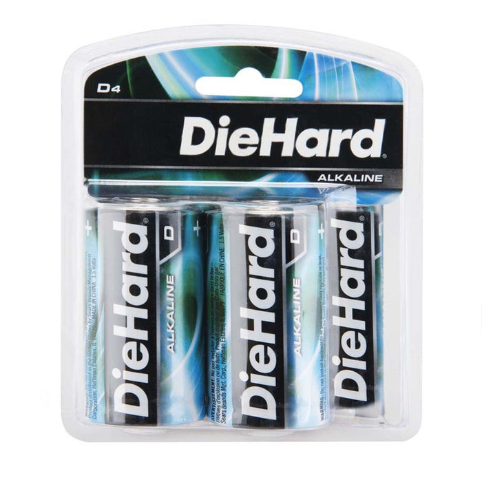 Diehard D Alkaline Batteries 4 Pack
