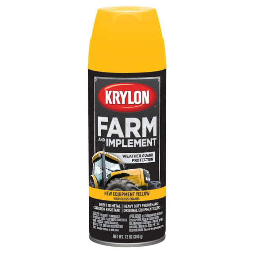 Krylon Farm/Implement; New Equipment Yellow; 12 oz