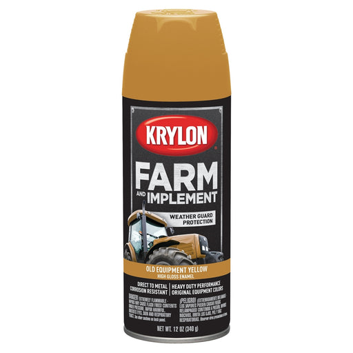 Krylon Farm/Implement; Old Cat Yellow; 12 oz.