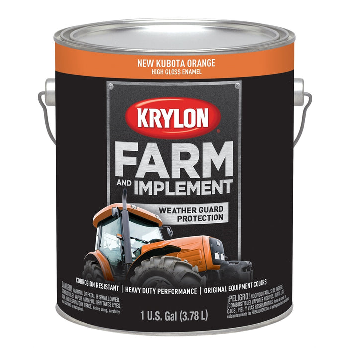 New Kubota Orange 128 oz. Gal