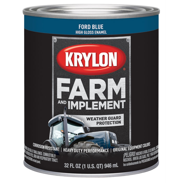 Ford Blue 32 oz. Quart