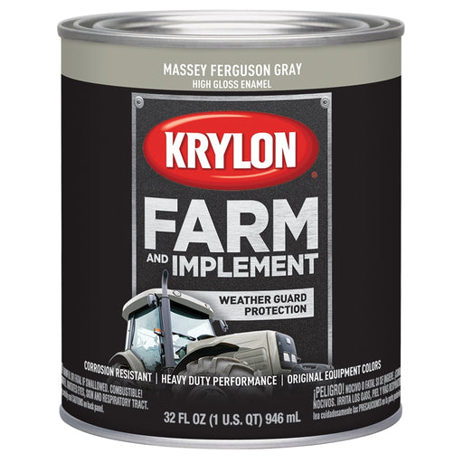 Massey Ferguson Gray 32 oz. Quart