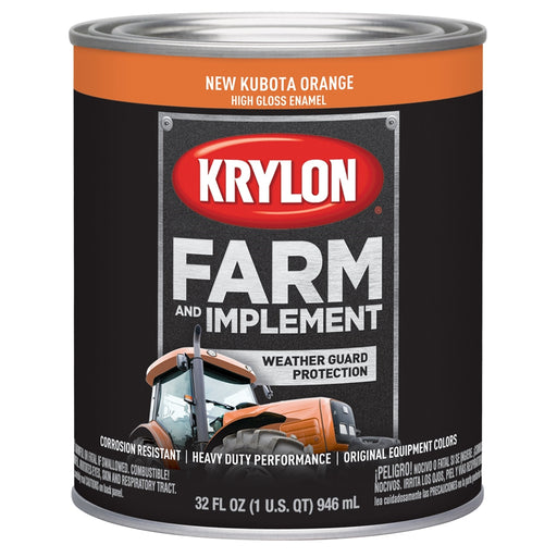 New Kubota Orange 32 oz. Quart