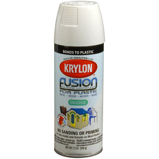 Fusion For Plastic Dover White 12 oz.